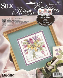 Bucilla 33530 Silk Ribbon Embroidery Flowers and Ferns.jpg