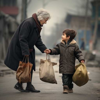 ivalen0011_a_child_of_13_helps_an_elderly_woman_carry_a_bag_of__5bdea726-8031-4e11-a9bc-33e106af7c2c.jpg